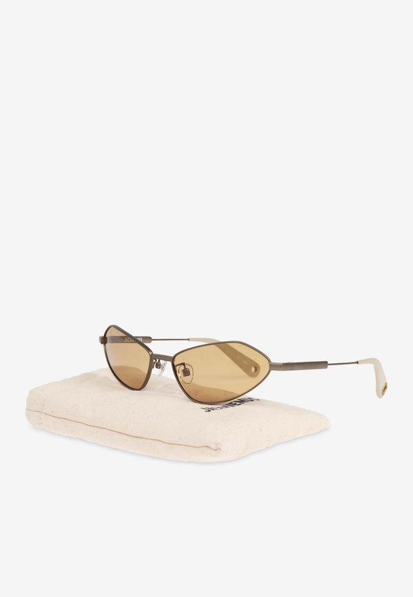 Jacquemus Bambino Cat-Eye Sunglasses Yellow JAC68 0-C4SUN