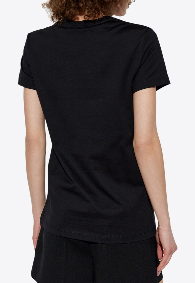 Max Mara Giovane Embroidered T-shirt Black GIOVANE 2511941042-024