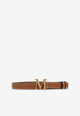 Max Mara M Classic Leather Belt Brown MCLASSIC20 2514501012-001