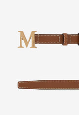 Max Mara M Classic Leather Belt Brown MCLASSIC20 2514501012-001