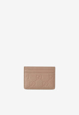 Gucci GG Emblem Leather Cardholder Beige 815883-AAEEM-1523