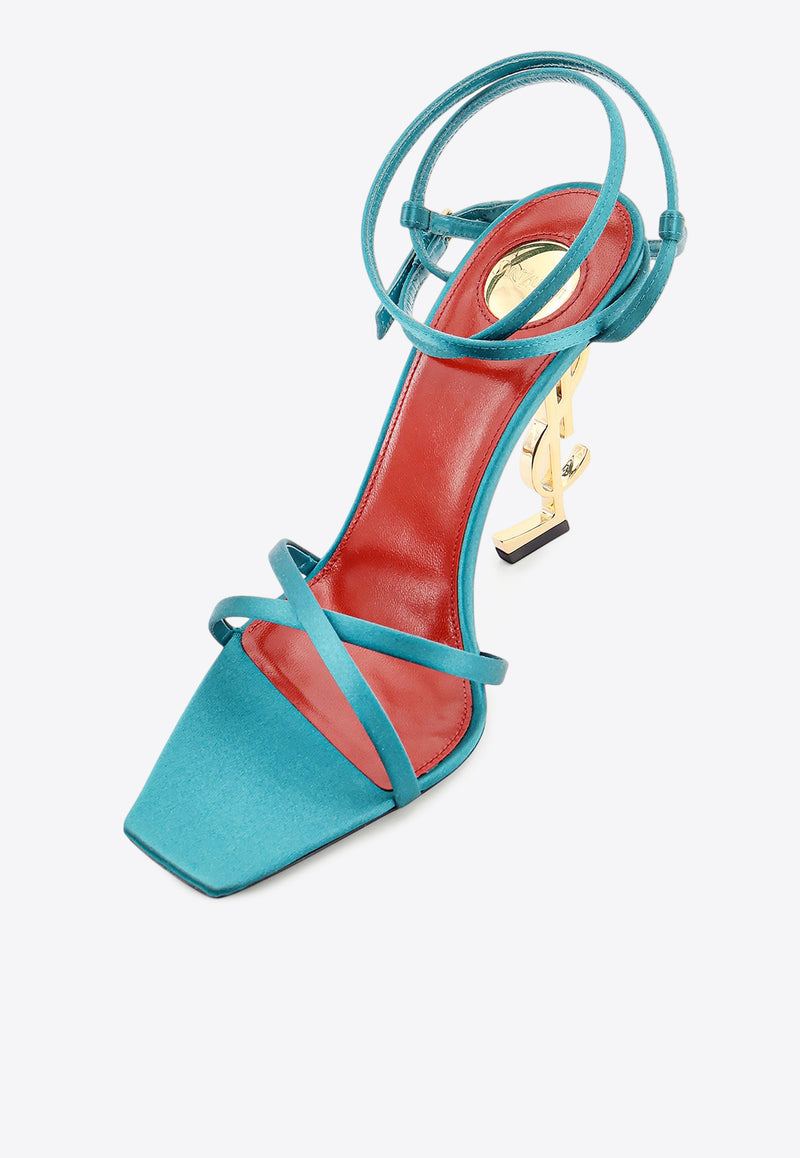 Saint Laurent Opyum 110 Monogram Sandals Blue 8179729QNBS_4415