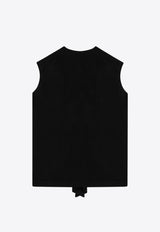 The Row Essential Wool Waistcoat Cardigan Black 8266Y590/P_THERO-BLK