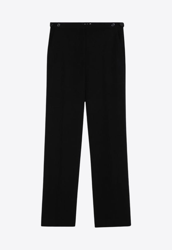 The Row Tailored Straight Wool Pants Black 8303W2794/P_THERO-BLK