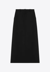 The Row Roux Wool Maxi Skirt Black 8492W3460/P_THERO-BLK