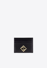 Fendi FF Logo Leather Cardholder Black 8M0445ALV4_F0KUR