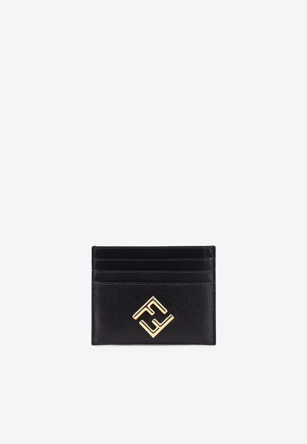 Fendi FF Logo Leather Cardholder Black 8M0445ALV4_F0KUR