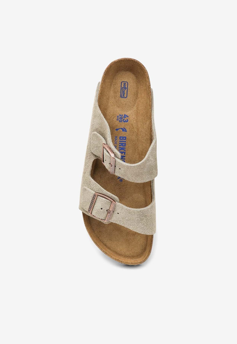 Birkenstock Arizona Double-Buckle Leather Slides 951303SUE/O_BIRKE-TA