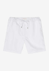 Derek Rose Sydney Casual Shorts White 9810-SYDN001WHIWHITE