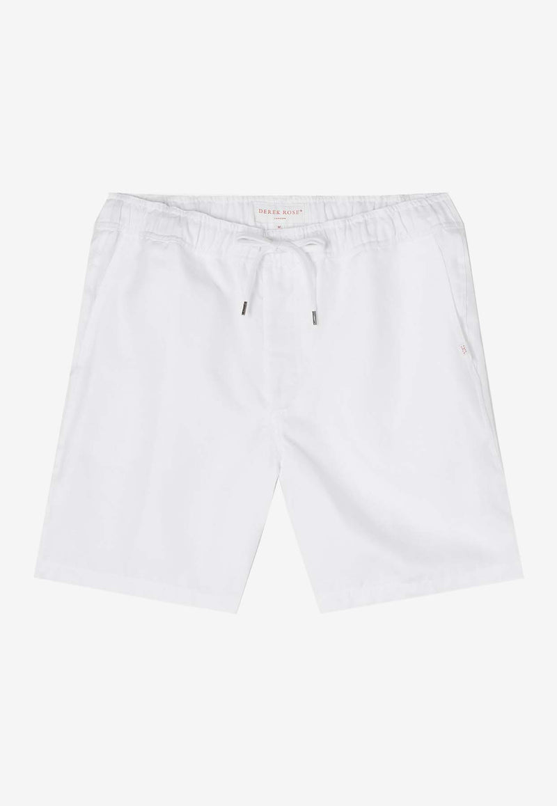 Derek Rose Sydney Casual Shorts White 9810-SYDN001WHIWHITE