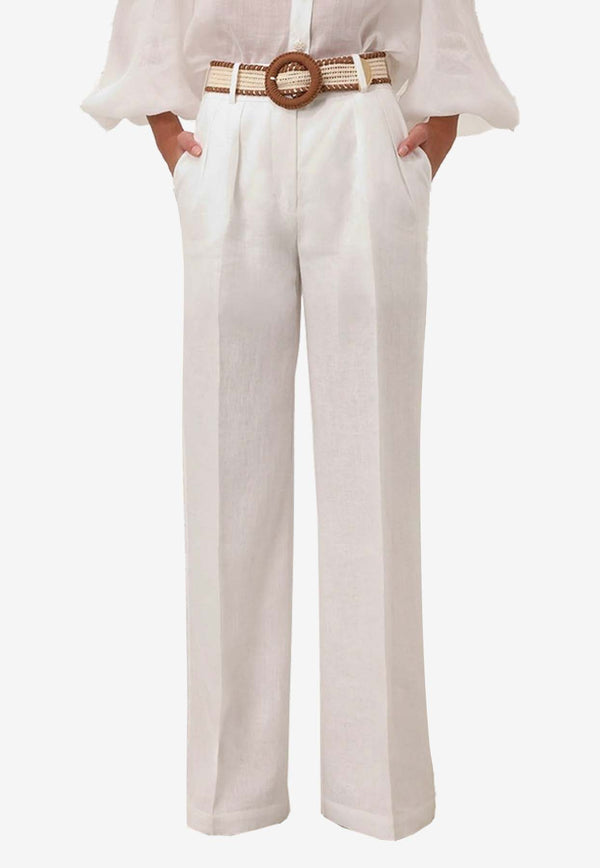 Zimmermann Golden Tuck Pants 9907PSS245WHITE