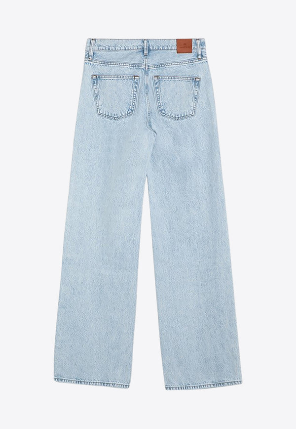 Anine Bing Straight-Leg Washed Jeans A-06-7135CO/P_ANINE-WHD24