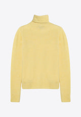 Roberto Collina Cashmere-Blend Turtleneck Sweater Yellow A01003A01/P_ROBER-43