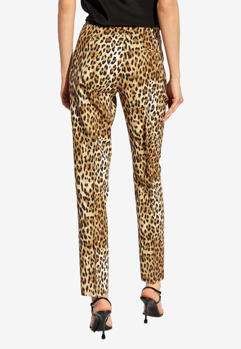 Moschino Leopard Print Pants A030155501888 1888 Multicolor