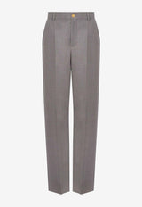 Moschino Straight-Leg Wool Pants A032155190507 0507 Gray