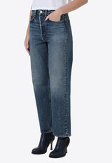 Agolde 90
s Mid-Rise Straight-Leg Jeans A069G-1206DENIM