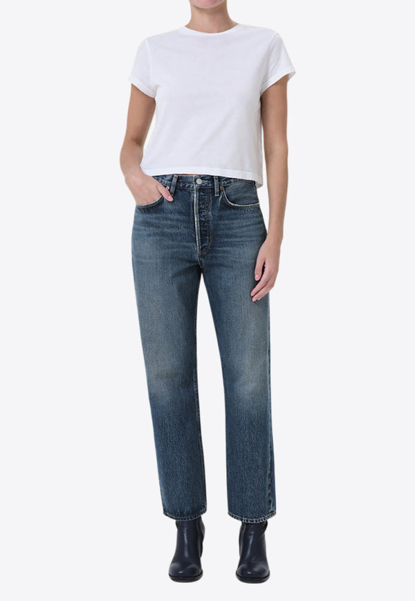 Agolde 90
s Mid-Rise Straight-Leg Jeans A069G-1206DENIM