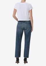 Agolde 90
s Mid-Rise Straight-Leg Jeans A069G-1206DENIM