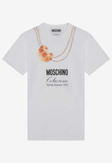 Moschino Breakfast Crewneck T-shirt A07030541/Q_MOSCH-1001