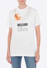 Moschino Breakfast Logo T-shirt White  A0703 0541 1001