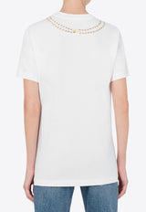 Moschino Breakfast Logo T-shirt White  A0703 0541 1001