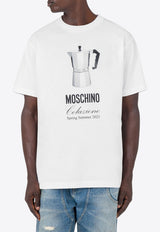 Moschino Printed Logo T-shirt White  A0706 0241 1001