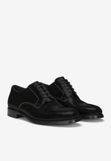 Dolce 
Gabbana Leather Derby Lace-Up Shoes Black A10793 A1037 80999