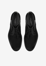 Dolce 
Gabbana Leather Derby Lace-Up Shoes Black A10793 A1037 80999