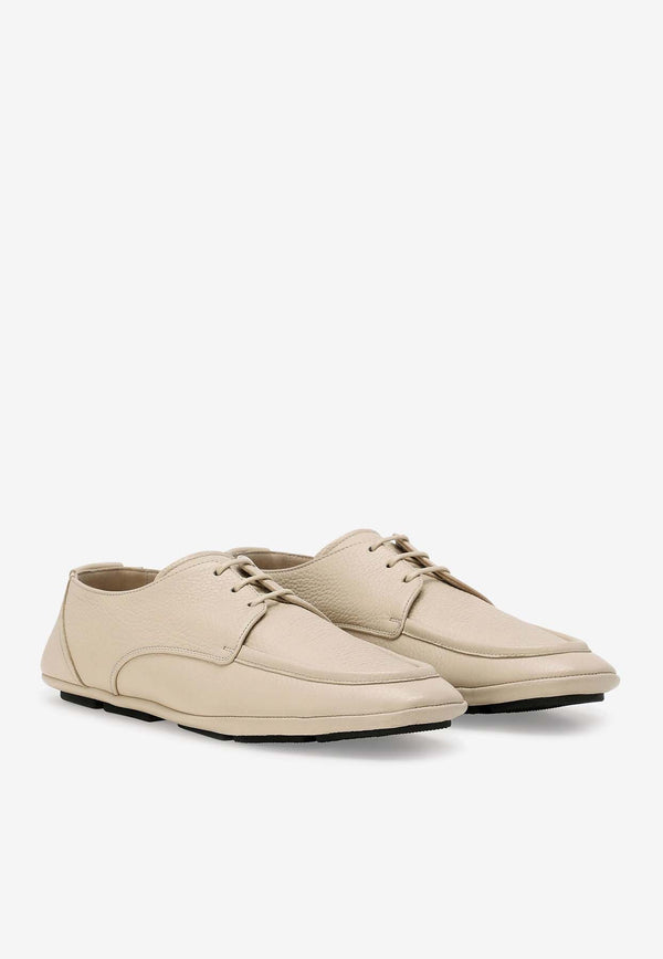 Dolce 
Gabbana Deerskin Derby Shoes Beige A10822 A8034 80738