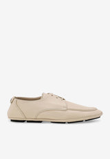 Dolce 
Gabbana Deerskin Derby Shoes Beige A10822 A8034 80738