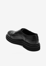 Dolce 
Gabbana Day Classic Monk Strap Shoes in Brushed Leather Black A10828A1203/P_DOLCE-80999