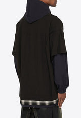 Maison MIHARA YASUHIRO Three-Layer Hooded Shirt Black A12SH077LI/O_MIHAR-BLK