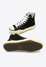 Maison MIHARA YASUHIRO Peterson 23 Canvas High-Top Sneakers Black A13FW737CO/P_MIHAR-BLK