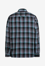 Maison MIHARA YASUHIRO Plaid Check Padded Overshirt Blue A13SH084CO/P_MIHAR-BL