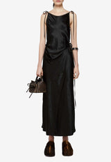 Acne Studios Drawstring Midi Dress Black A20752PL/Q_ACNE-900