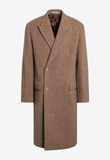 Auralee Double-Breasted Wool Coat Beige A24AC01SBWO/P_AURA-TR