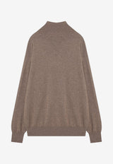 Auralee Cashmere High-Neck Sweater Brown A24AP03BCWS/P_AURA-NB