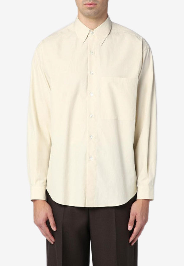 Auralee Classic Long-Sleeved Shirt Beige A24AS02TNCO/P_AURA-LE