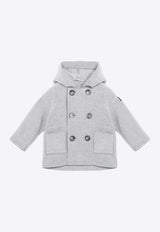 Il Gufo Babies Double-Breasted Fleece Jacket Gray A24GM365N0041-AWO/P_GUFO-031