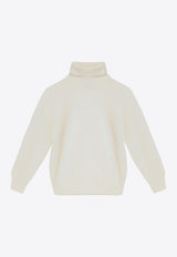 Il Gufo Boys High-Neck Wool Sweater White A24MA098EM220-AWO/P_GUFO-100