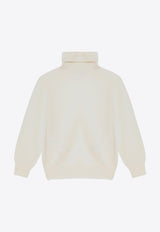 Il Gufo Boys High-Neck Wool Sweater White A24MA098EM220-AWO/P_GUFO-100