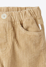 Il Gufo Babies Corduroy Straight-Leg Pants Beige A24PL030V6012-BCO/P_GUFO-118