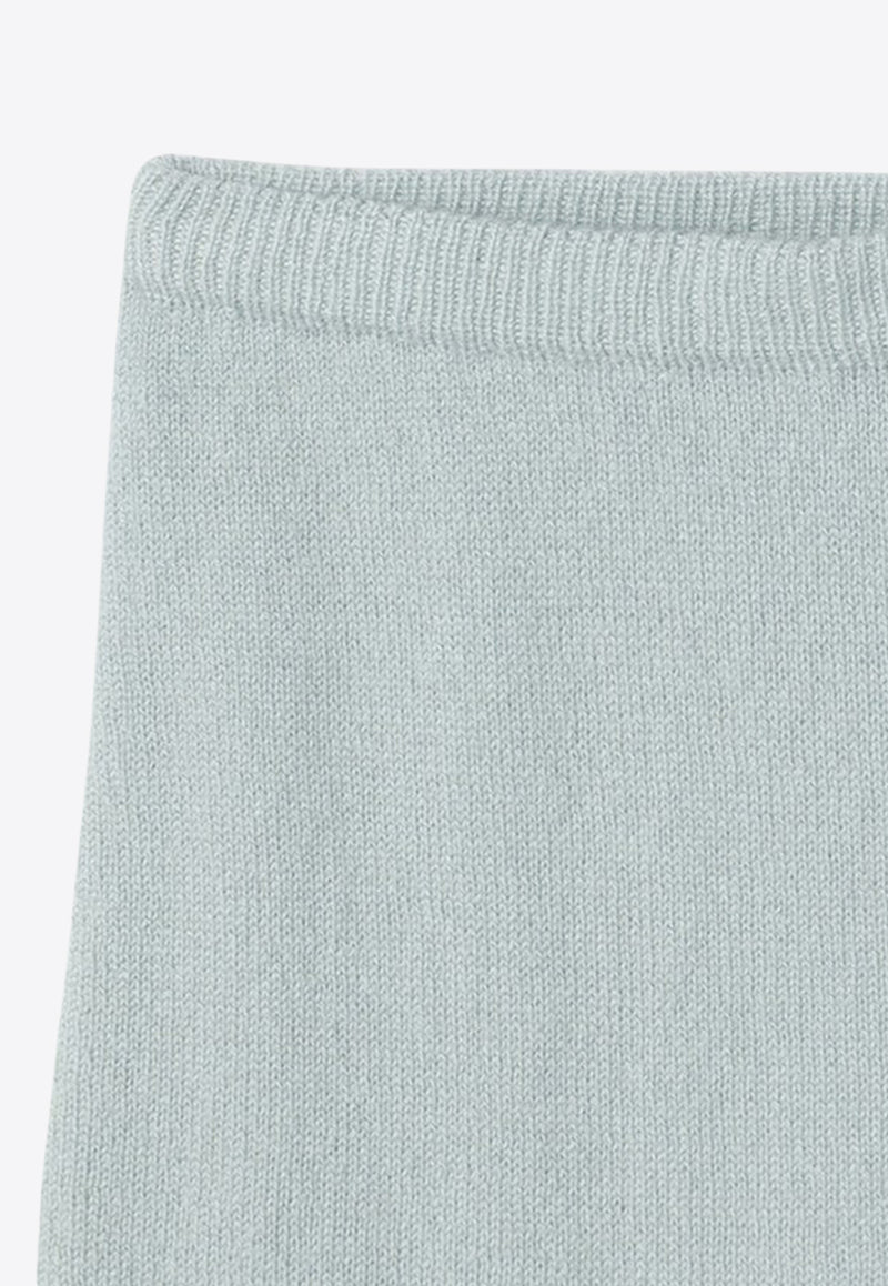 Il Gufo Babies Ribbed Wool Leggings Green A24PL205EM300-BWO/P_GUFO-523