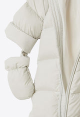 Il Gufo Babies Nylon Microfiber Padded Coat White A24SO010N0106NY/P_GUFO-100