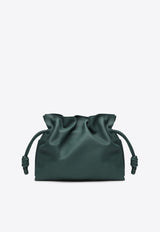 Loewe Medium Flamenco Leather Clutch Bag Green A411FC1XBFLE/Q_LOEW-4535