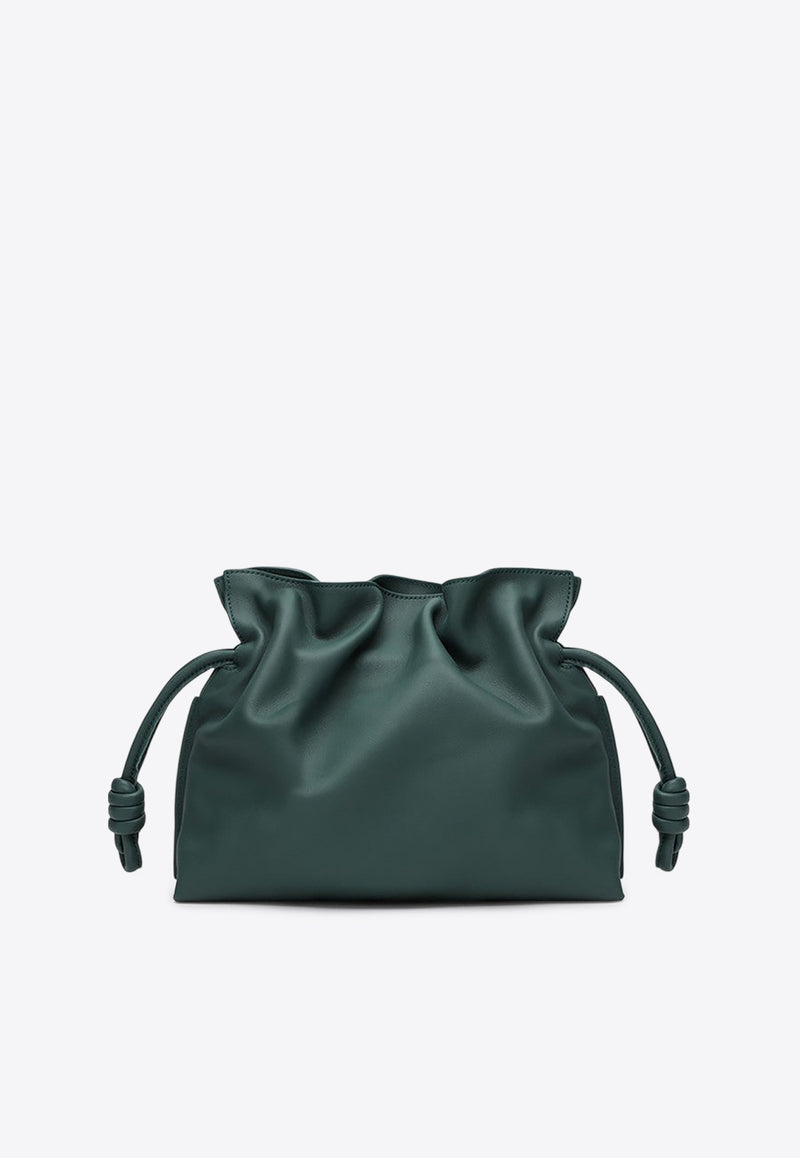 Loewe Medium Flamenco Leather Clutch Bag Green A411FC1XBFLE/Q_LOEW-4535