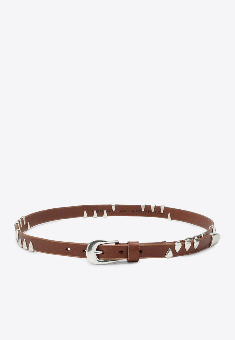 Our Legacy Claw Bridle Leather Belt Brown A42482HLE/P_OLEGA-CH