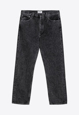 Agolde 90
s Washed Frayed Jeans Gray A6421346/P_AGOLD-FRSH