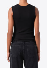 Agolde Binx Ribbed Tank Top A7292-3048BLACK