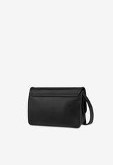 Moschino M Leather Shoulder Bag A7493 8008 555 Black